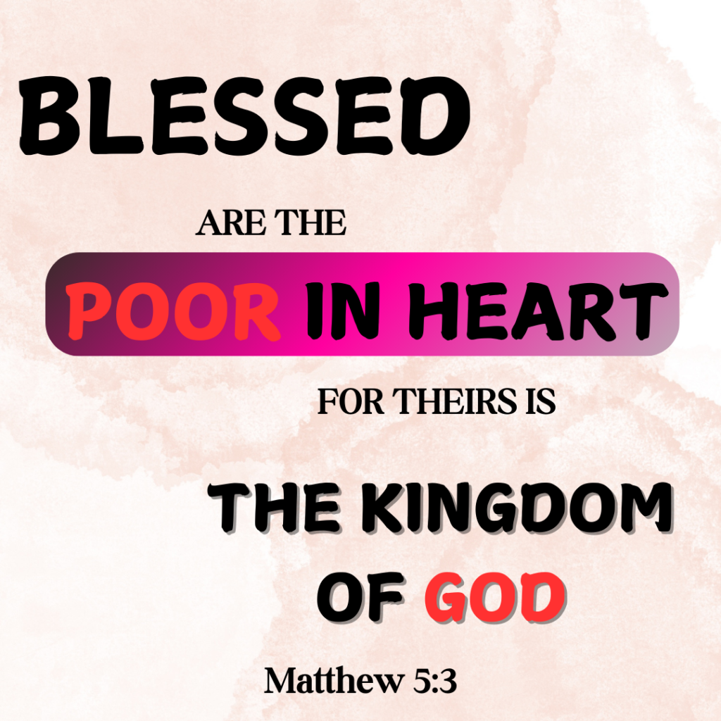 Matthew 5:3